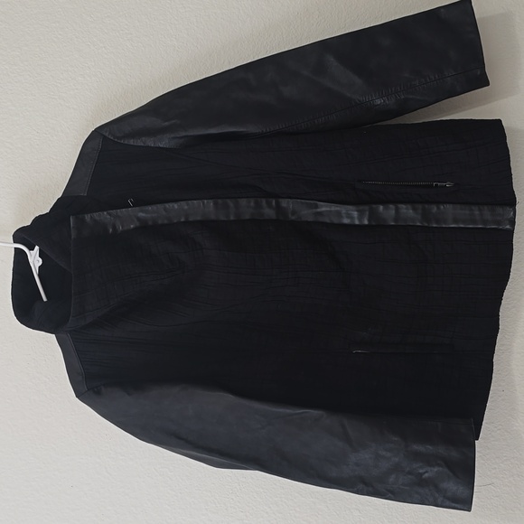 Helmut Lang Black Leather Moto Jacket M - Picture 1 of 10